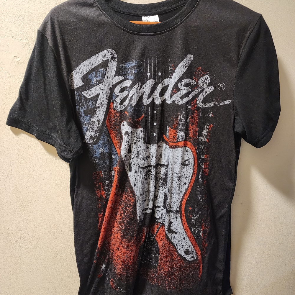 Fender Black and Red Graphic Tee